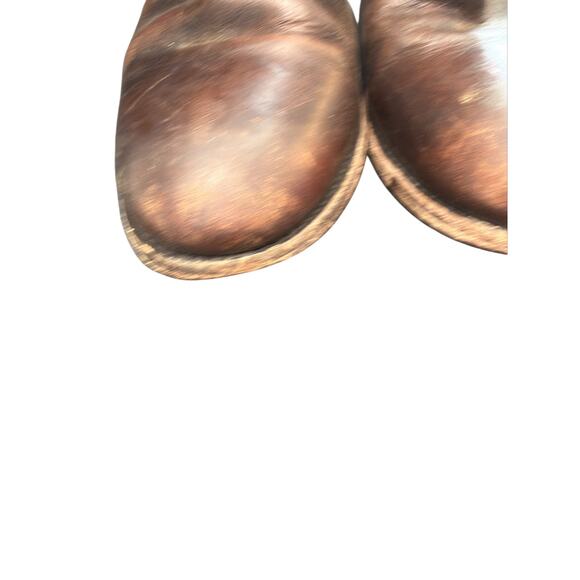 Frye Brown Zip Up Melissa Button Leather Harness Equestrian Riding Boots Size 9 - Picture 4 of 9